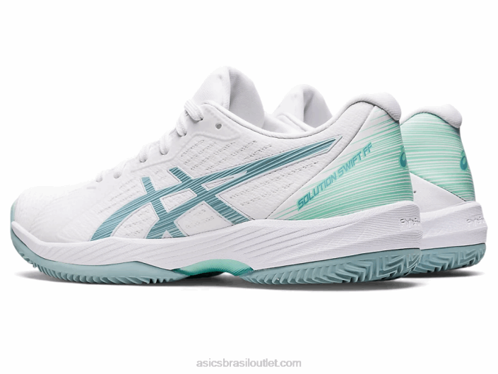 solução rápida ff argila 462T3175 branco/azul fumaça Asics