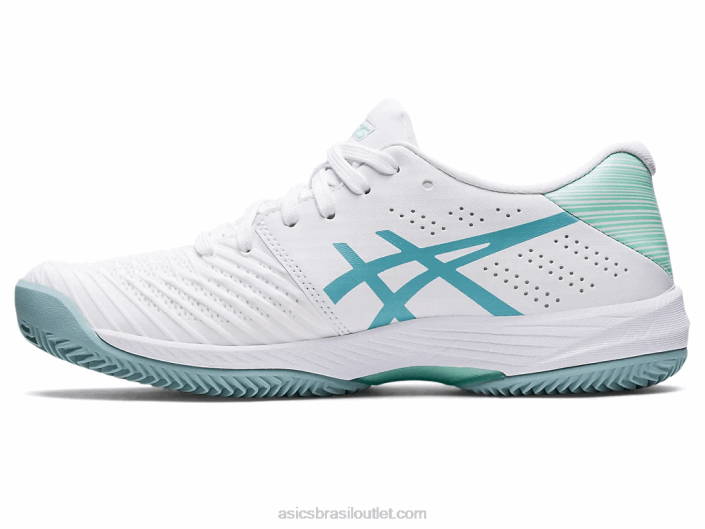 solução rápida ff argila 462T3175 branco/azul fumaça Asics