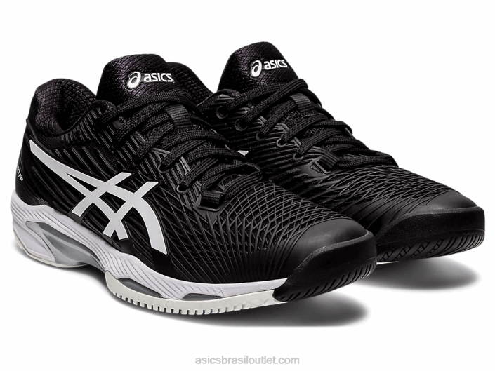 velocidade da solução ff 2 462T2354 Preto branco Asics