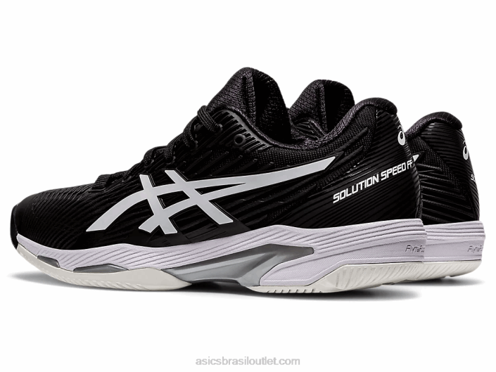 velocidade da solução ff 2 462T2354 Preto branco Asics