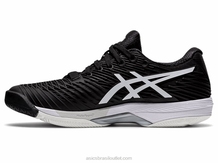 velocidade da solução ff 2 462T2354 Preto branco Asics