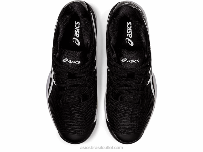 velocidade da solução ff 2 462T2354 Preto branco Asics