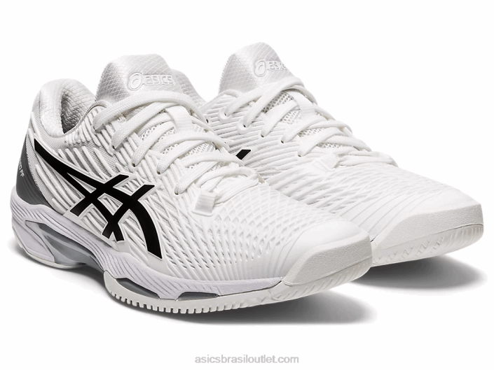 velocidade da solução ff 2 462T2595 Branco preto Asics