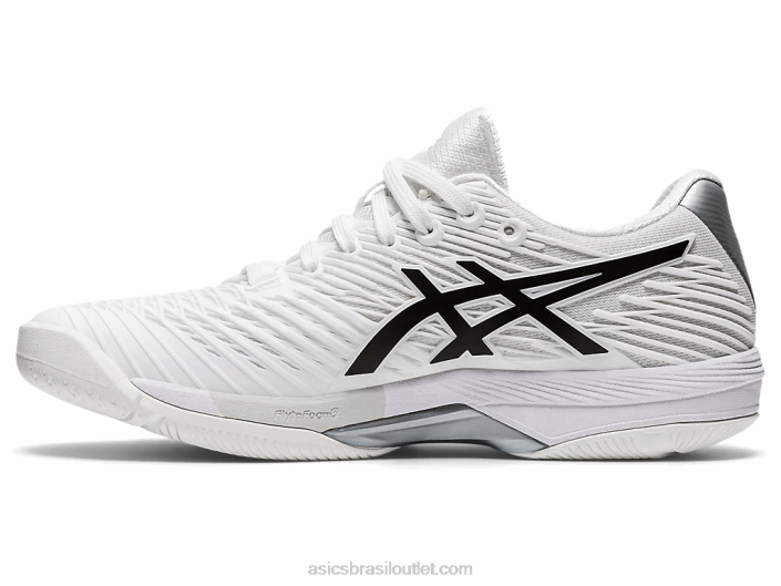 velocidade da solução ff 2 462T2595 Branco preto Asics