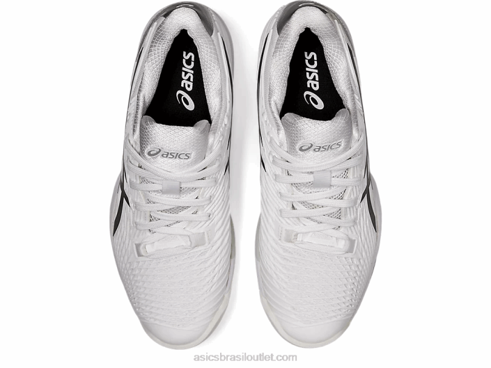 velocidade da solução ff 2 462T2595 Branco preto Asics