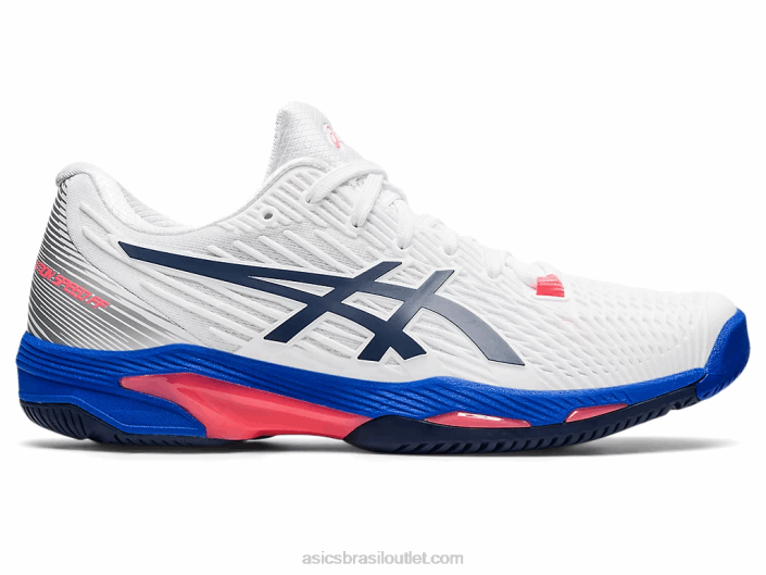 velocidade da solução ff 2 462T3510 branco/pavão Asics