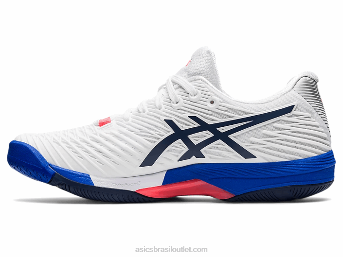 velocidade da solução ff 2 462T3510 branco/pavão Asics