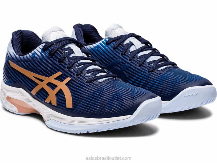 velocidade da solução ff 462T4188 pavão/ouro rosa Asics