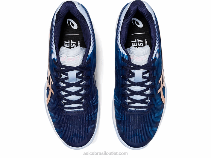 velocidade da solução ff 462T4188 pavão/ouro rosa Asics