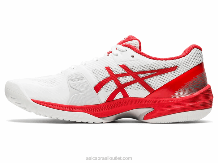 velocidade de corte ff 462T4102 branco/vermelho ardente Asics