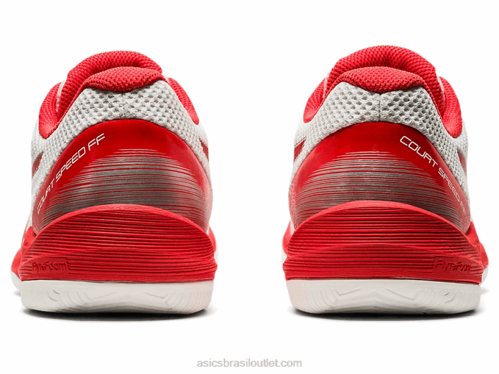 velocidade de corte ff 462T4102 branco/vermelho ardente Asics