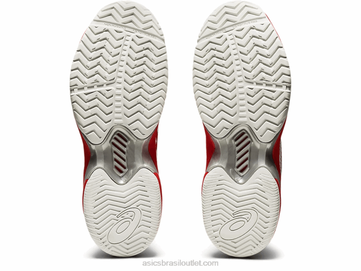 velocidade de corte ff 462T4102 branco/vermelho ardente Asics